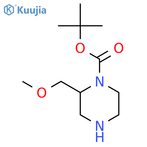 tert-butyl (2R)-2-(methoxymethyl)piperazine-1-carboxylate structure