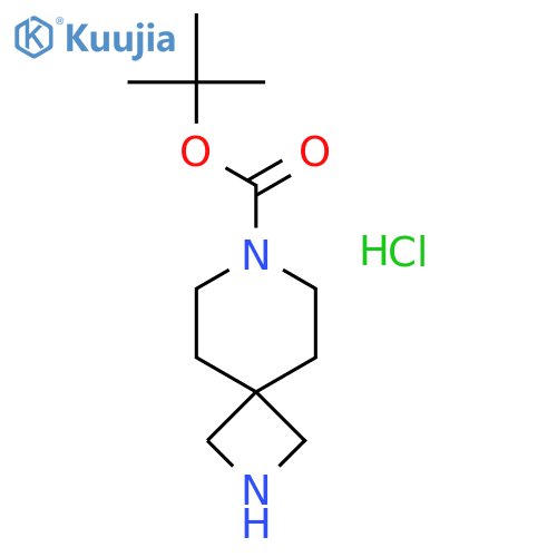 Tert-Butyl 2,7-diazaspiro[3.5]nonane-7-carboxylate hydrochloride structure
