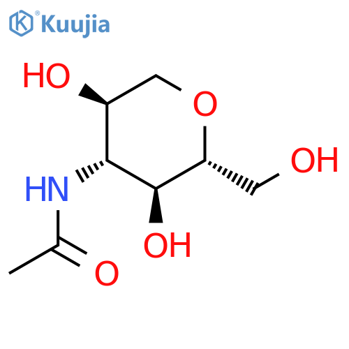 D-Glucitol, 3-(acetylamino)-1,5-anhydro-3-deoxy- structure