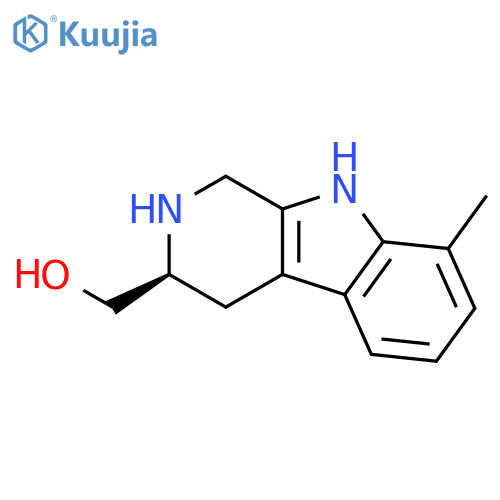 1H-Pyrido[3,4-b]indole-3-methanol, 2,3,4,9-tetrahydro-8-methyl-, (S)- structure