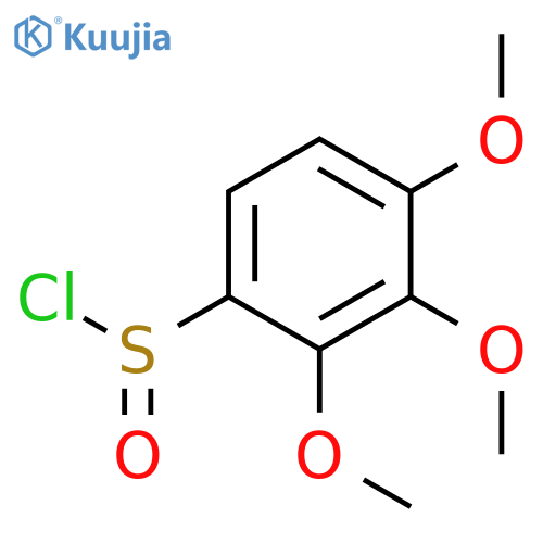 Benzenesulfinyl chloride, 2,3,4-trimethoxy- structure