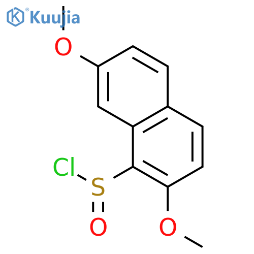 1-Naphthalenesulfinyl chloride, 2,7-dimethoxy- structure