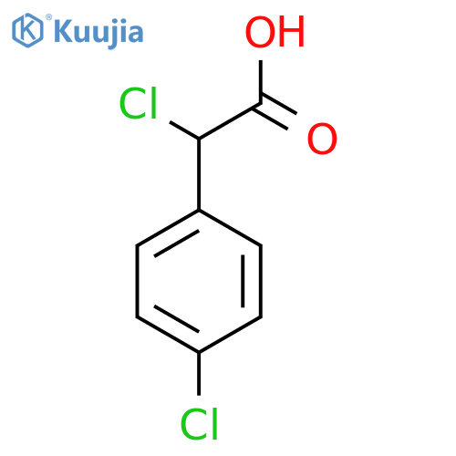 2-Chloro-2-(4-chlorophenyl)acetic acid structure