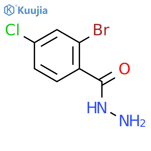 2-Bromo-4-chlorobenzhydrazide structure
