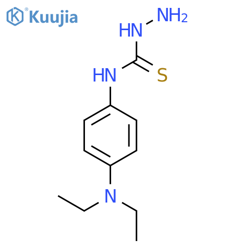 Hydrazinecarbothioamide,N-[4-(diethylamino)phenyl]- structure