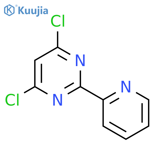 4,6-dichloro-2-(pyridin-2-yl)pyrimidine structure