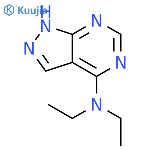 1H-Pyrazolo[3,4-d]pyrimidin-4-amine, N,N-diethyl- structure