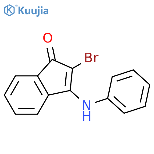 2-bromo-3-(phenylamino)-1H-inden-1-one structure