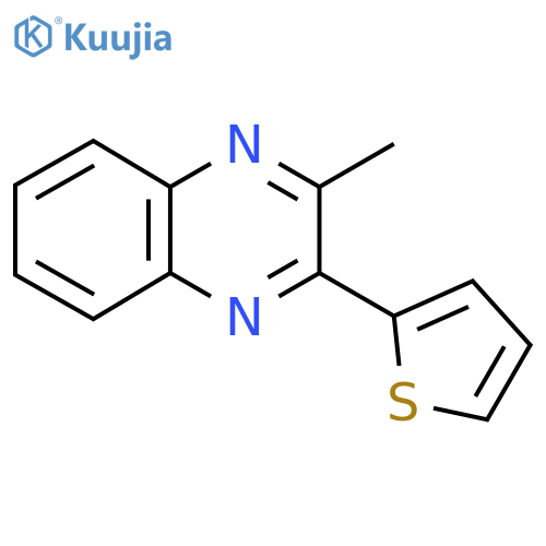 2-Methyl-3-(thiophen-2-yl)quinoxaline structure