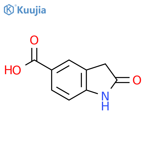 2-oxo-2,3-dihydro-1H-indole-5-carboxylic acid structure