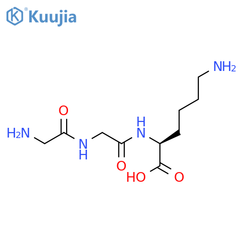H-Gly-Gly-Lys-OH acetate salt structure