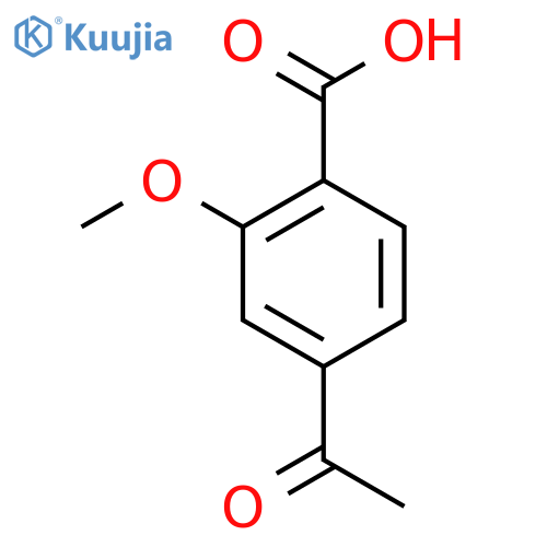 4-Acetyl-2-methoxybenzoic acid structure