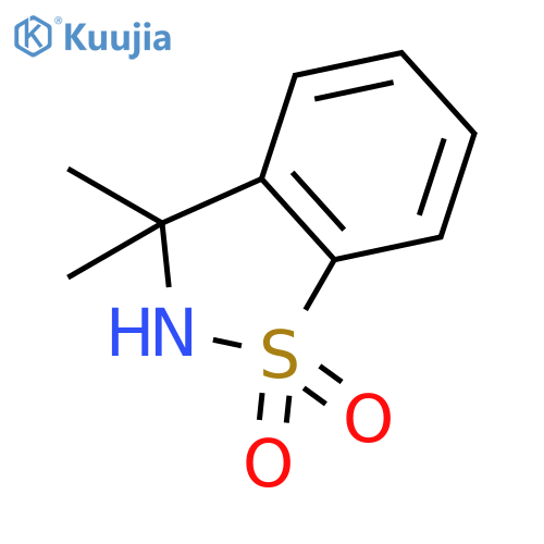 3,3-dimethyl-2H-1,2-benzothiazole 1,1-dioxide structure