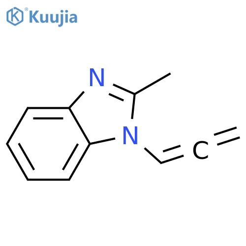1H-Benzimidazole,2-methyl-1-(1,2-propadien-1-yl)- structure