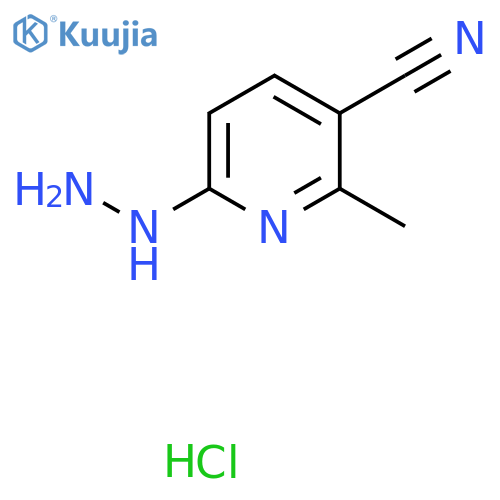 6-Hydrazinyl-2-methylnicotinonitrile hydrochloride structure