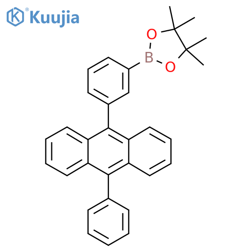 4,4,5,5-Tetramethyl-2-[3-(10-phenylanthracen-9-yl)phenyl]-1,3,2-dioxaborolane structure
