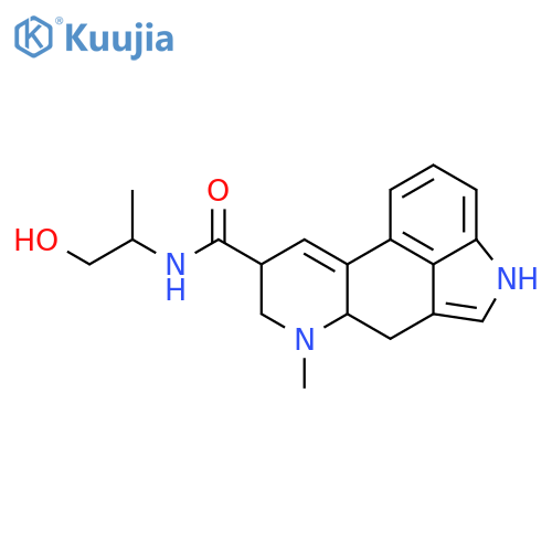 6-methyl-9,10-didehydro-ergoline-8-carboxylic acid 2-hydroxy-1-methyl-ethylamide structure