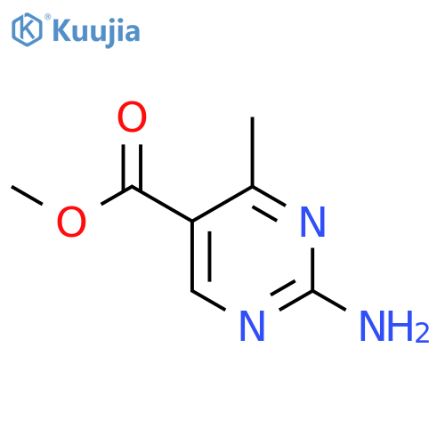 Methyl 2-amino-4-methylpyrimidine-5-carboxylate structure
