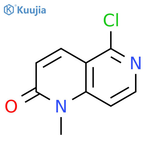 5-chloro-1-methyl-1,6-naphthyridin-2(1H)-one structure