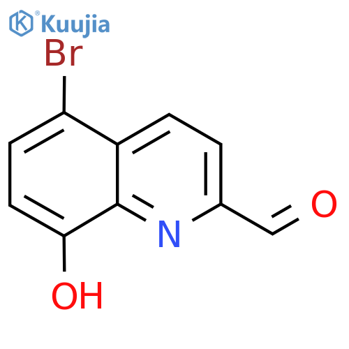 5-Bromo-8-hydroxyquinoline-2-carbaldehyde structure