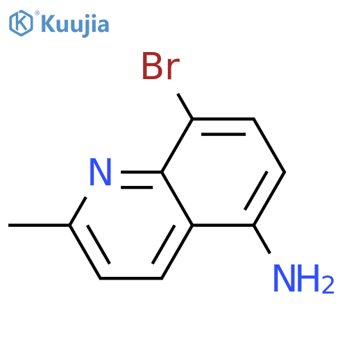 8-Bromo-2-methylquinolin-5-amine structure