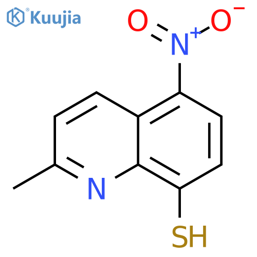 2-methyl-5-nitroquinoline-8-thiol structure