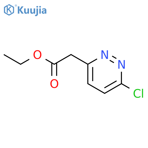 Ethyl 2-(6-chloropyridazin-3-yl)acetate structure