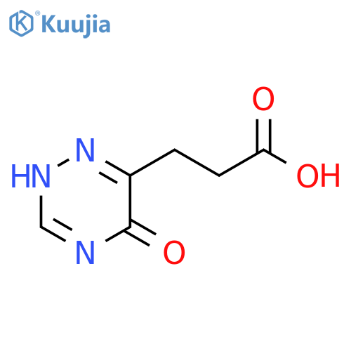 3-(5-Hydroxy-[1,2,4]triazin-6-yl)-propionic acid structure