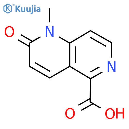 1-Methyl-2-oxo-1,2-dihydro-1,6-naphthyridine-5-carboxylic acid structure