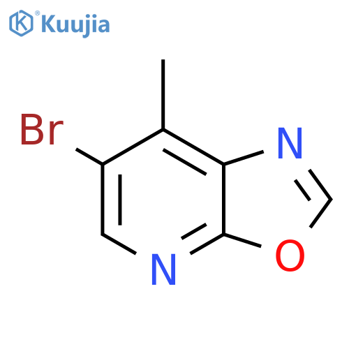 6-bromo-7-methyl-[1,3]oxazolo[5,4-b]pyridine structure