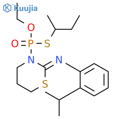 Phosphonothioic acid, [dihydro-2-[[2-(1-methylethyl)phenyl]imino]-2H-1,3-thiazin-3(4H)-yl]-, O-ethyl S-(1-methylpropyl) ester structure