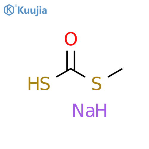 Carbonodithioic acid, S-methyl ester, sodium salt (9CI) structure