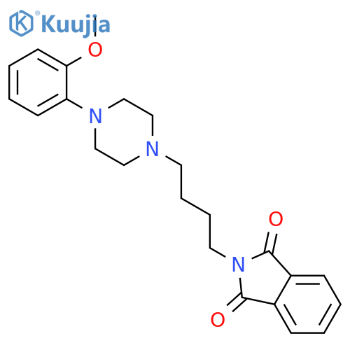 1H-Isoindole-1,3(2H)-dione,2-[4-[4-(2-methoxyphenyl)-1-piperazinyl]butyl]- structure