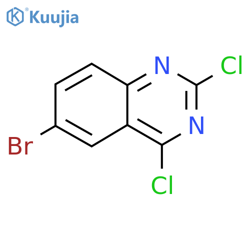 6-Bromo-2,4-dichloroquinazoline structure