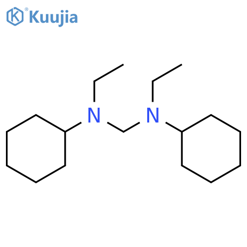 Methanediamine, N,N'-dicyclohexyl-N,N'-diethyl- structure