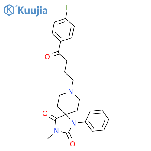 1,3,8-Triazaspiro[4.5]decane-2,4-dione,8-[4-(4-fluorophenyl)-4-oxobutyl]-3-methyl-1-phenyl- structure
