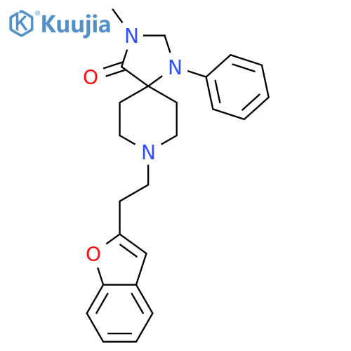 1,3,8-Triazaspiro[4.5]decan-4-one,8-[2-(2-benzofuranyl)ethyl]-3-methyl-1-phenyl- structure