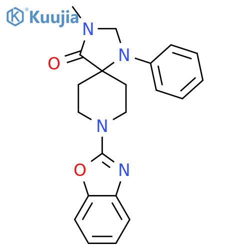 1,3,8-Triazaspiro[4.5]decan-4-one,8-(2-benzoxazolyl)-3-methyl-1-phenyl- structure