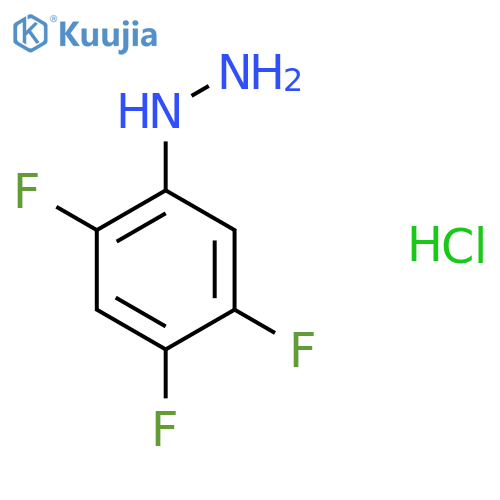 (2,4,5-Trifluorophenyl)hydrazine hydrochloride structure
