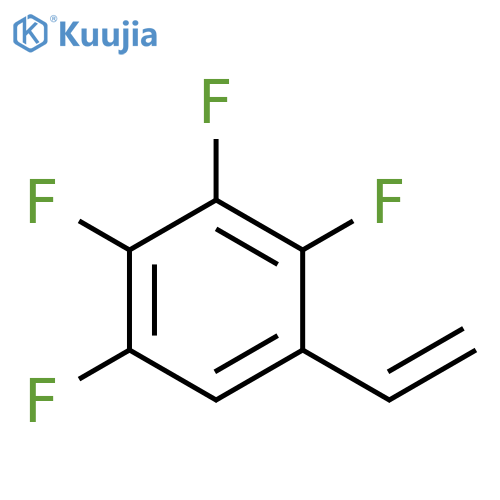 1-ethenyl-2,3,4,5-tetrafluorobenzene structure