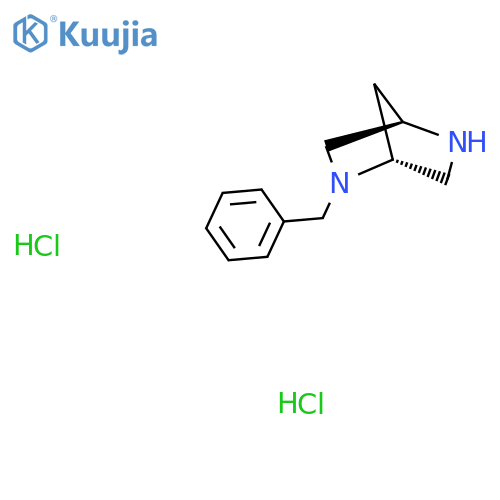 (1R,4R)-2-Benzyl-2,5-diazabicyclo[2.2.1]heptane dihydrochloride structure