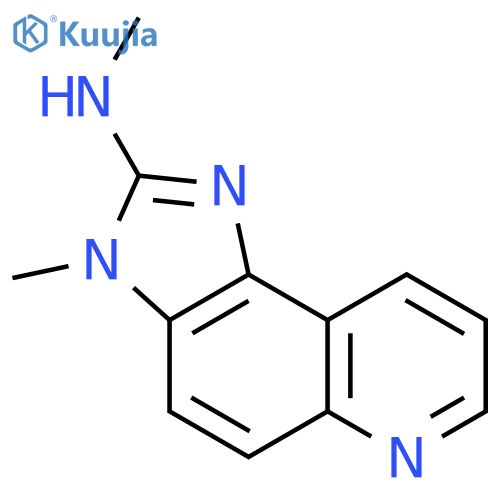 3-Methyl-2-methylaminoimidazo4,5-Fquinoline structure