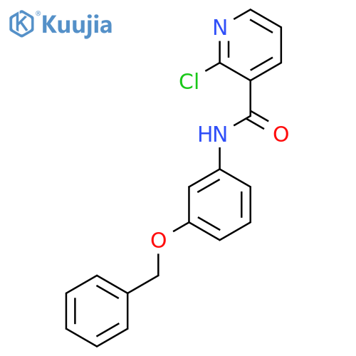N-(3-(Benzyloxy)phenyl)-2-chloronicotinamide structure
