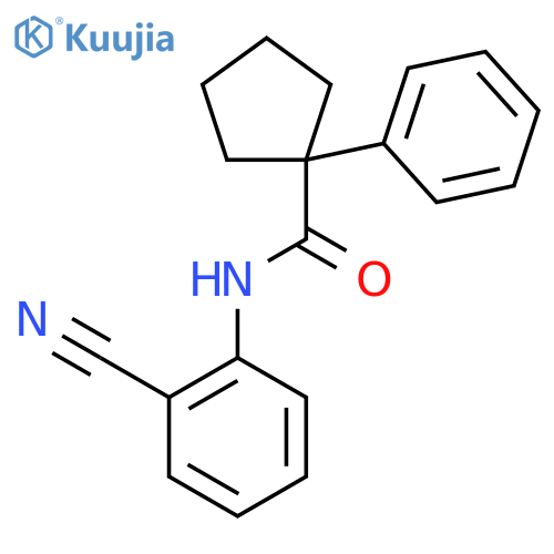 N-(2-Cyanophenyl)-1-phenylcyclopentane-1-carboxamide structure