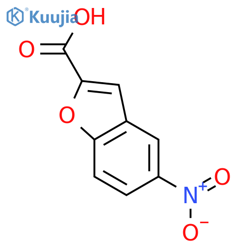5-Nitro-benzofuran-2-carboxylic Acid structure