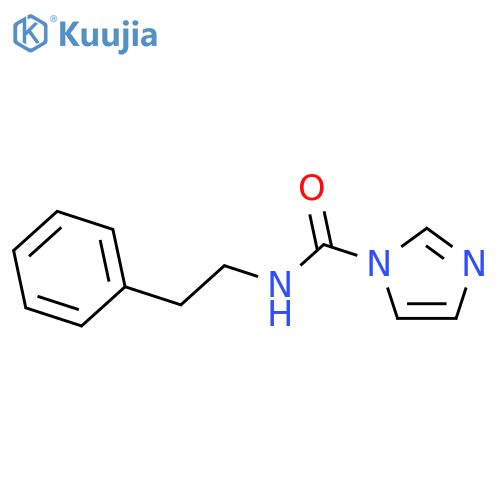 N-(2-phenylethyl)-1H-imidazole-1-carboxamide structure