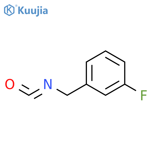 1-Fluoro-3-(isocyanatomethyl)benzene structure