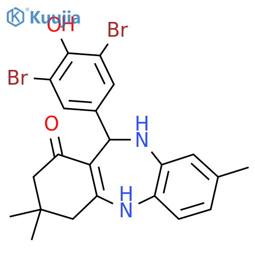 10-(3,5-Dibromo-4-hydroxyphenyl)-6,14,14-trimethyl-2,9-diazatricyclo[9.4.0.0^{3,8}]pentadeca-1(11),3(8),4,6-tetraen-12-one structure