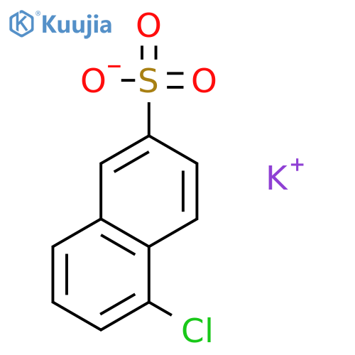 5-CHLORONAPHTHALENE-2-SULFONIC ACID, POTASSIUM SALT structure