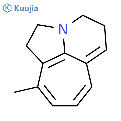 7,8,9,10-tetrahydro-1-methyl-Cyclohept[hi]indolizine structure